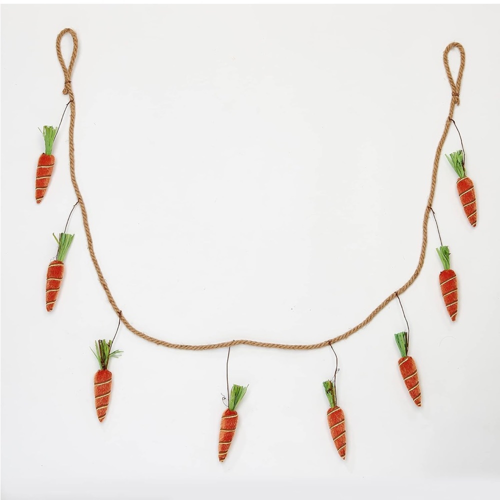 Festive Carrot Garland for Easter Decor